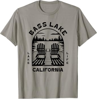 Bass Lake California Outdoors Vintage T-Shirt