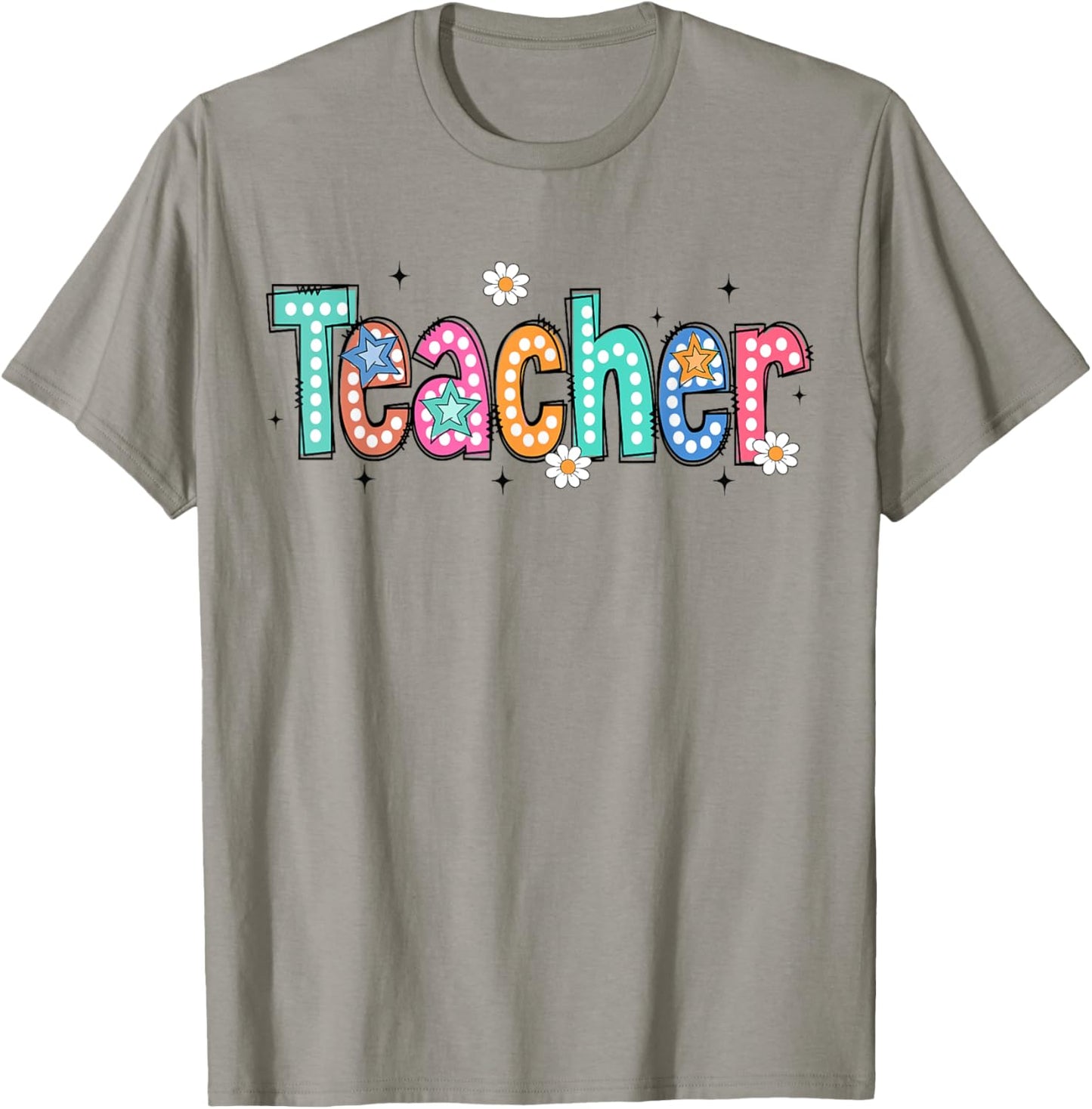 Floral Teacher Appreciation Tee for Preschool & Kindergarten by TeeBrew