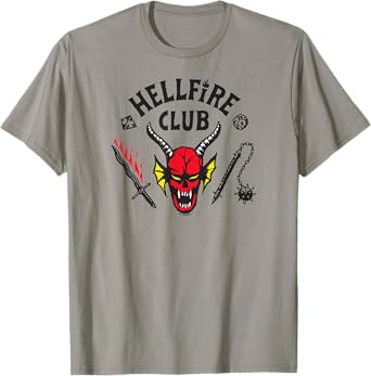Stranger Things Hellfire Club Officially Licensed T-Shirt