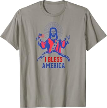 Jesus Loves the USA Tees: God Bless America T-Shirt