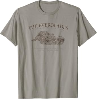 The Everglades National Park Florida Alligator Tee River T-Shirt