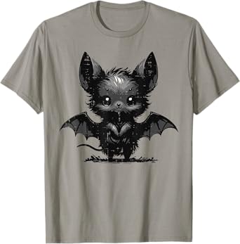 Halloween Gothic Bat Dark Aesthetic Costume Men Women Kids T-Shirt