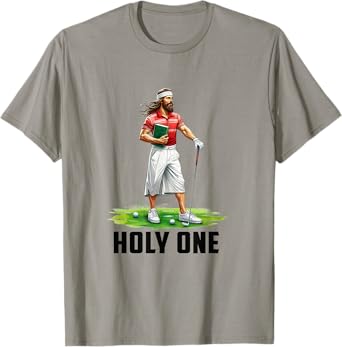 Jesus Golf Holy One Christian God Golfers Golfing Christ T-Shirt