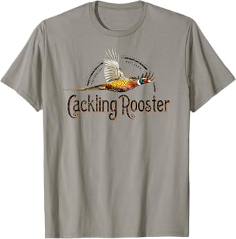 pheasant rooster ringneck cackling upland bird hunting T-Shirt