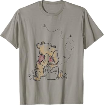 Disney Winnie The Pooh Classic Hunny Sketch T-Shirt