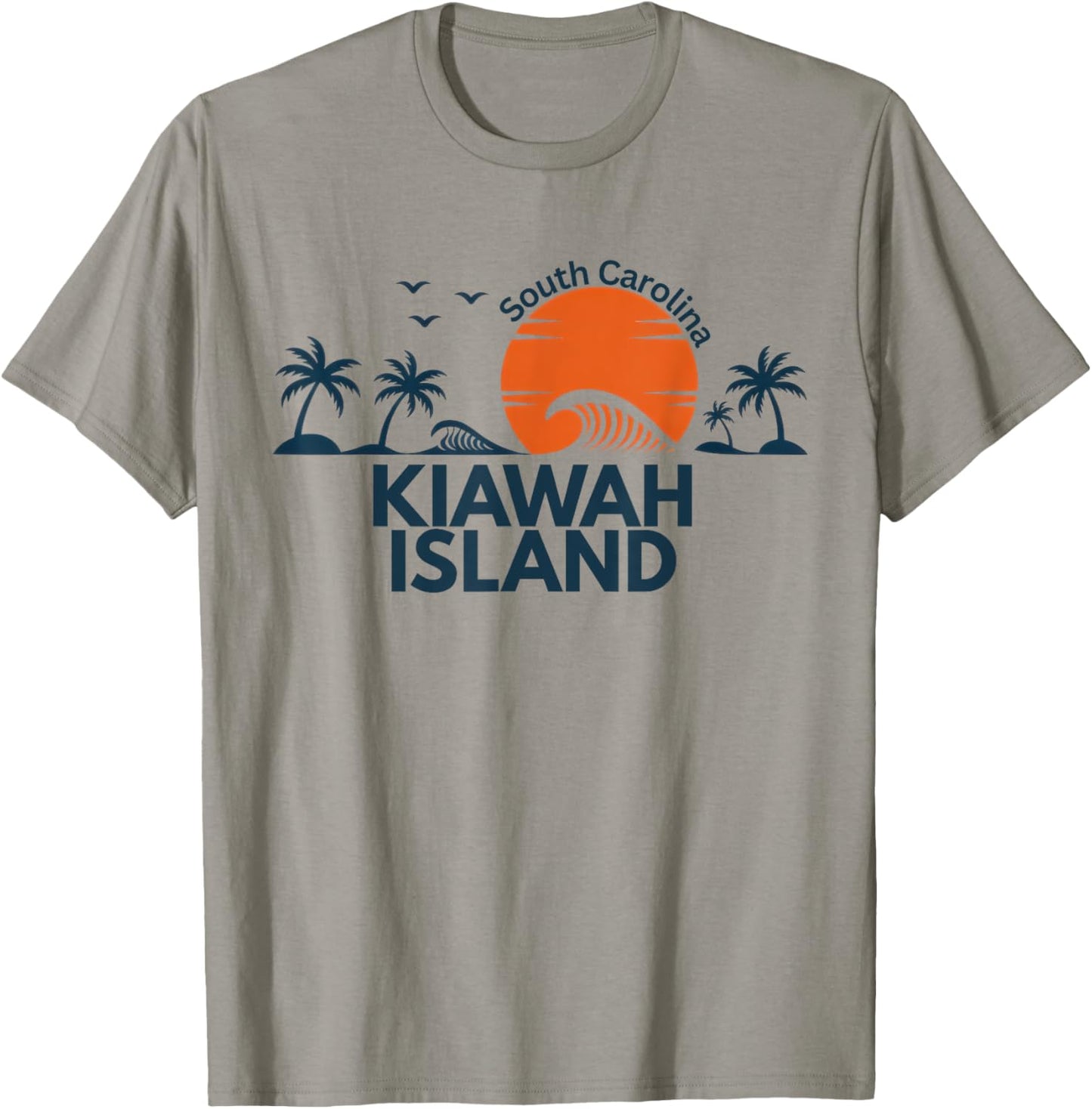 Kiawah Island Beach South Carolina Palm Tree Souvenir T-Shirt