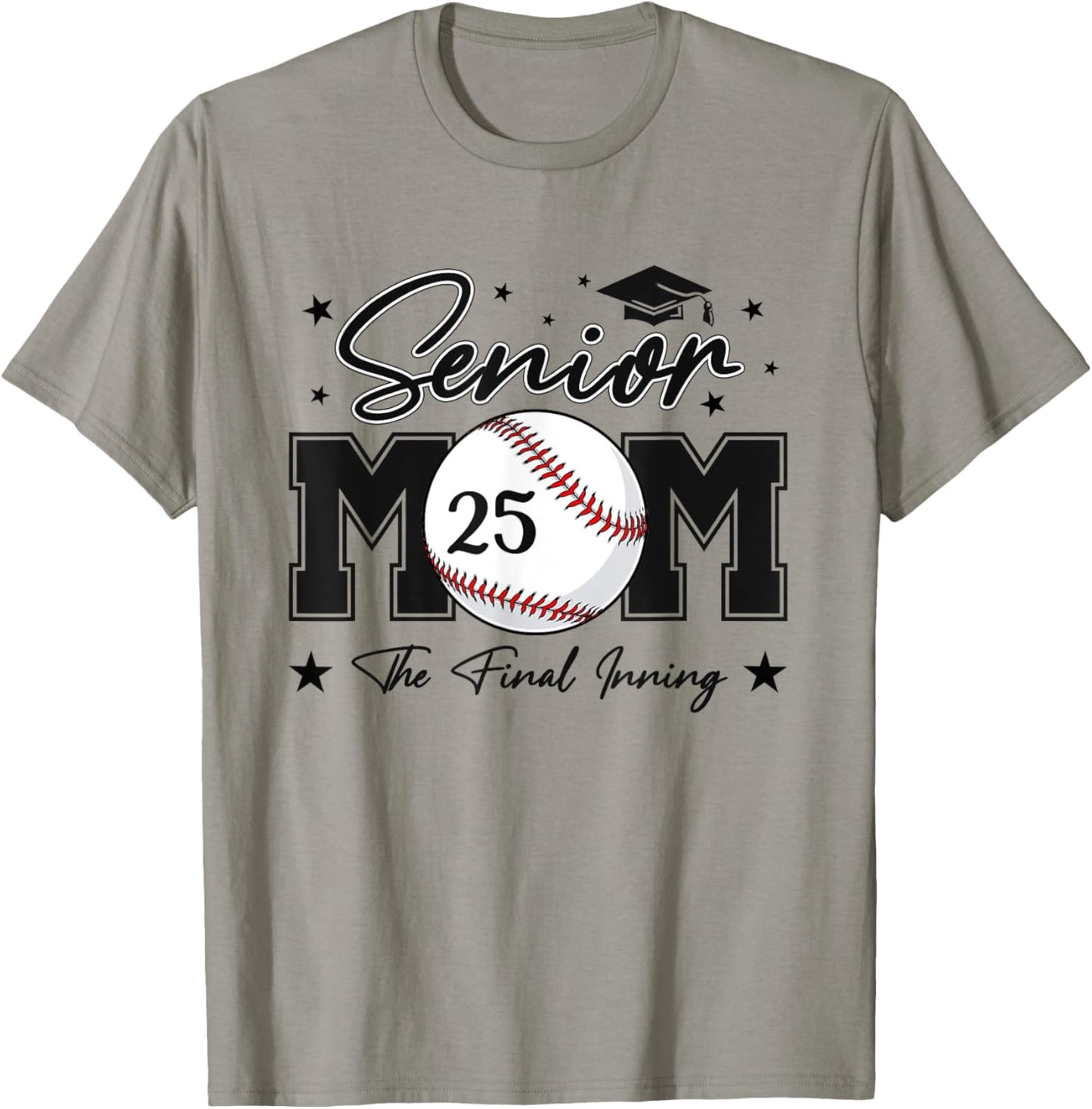 Senior Mom The Final Inning Baseball Class Of 2025 Women T-Shirt