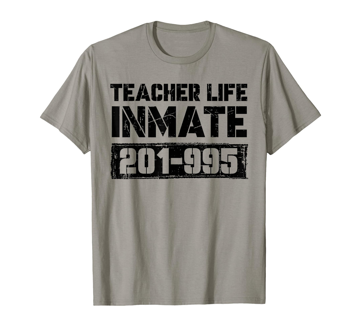 Teacher Life Jail Inmate Funny Prisoner Halloween Costume T-Shirt