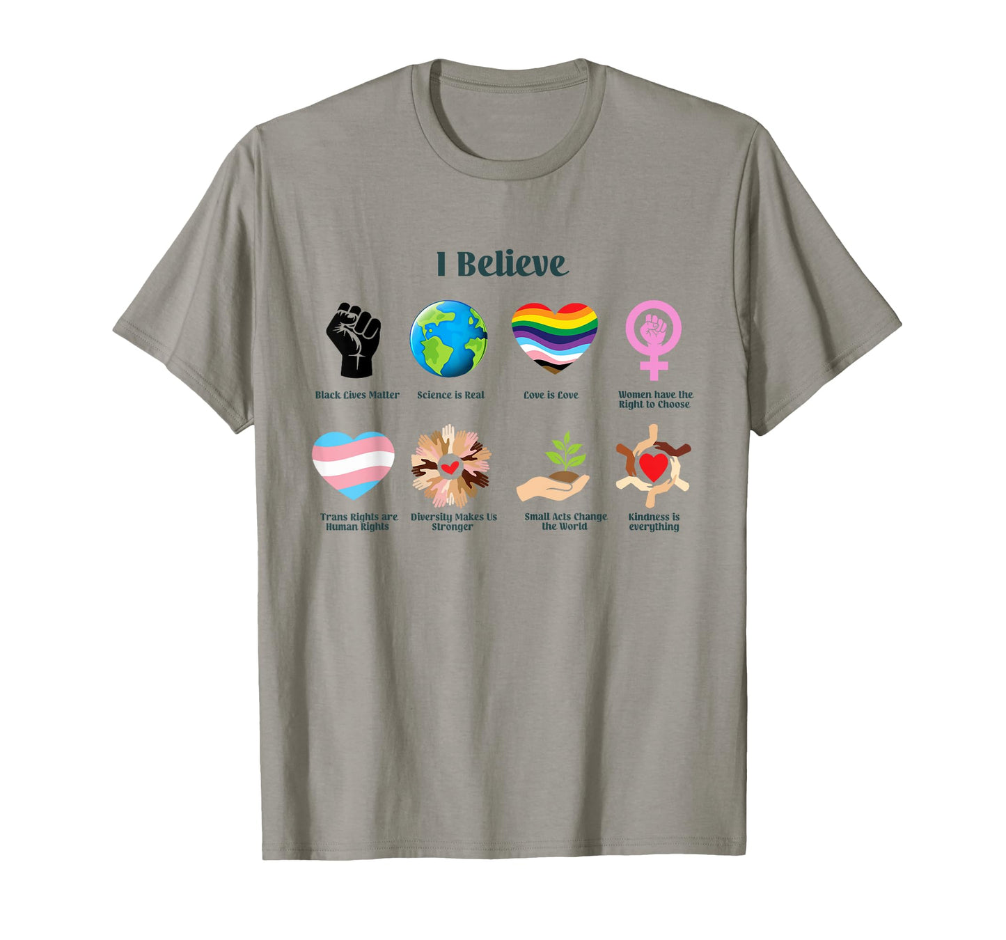 LGBTQ+ I Believe Black Lives Matter Love Is Love Trans Right T-Shirt