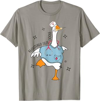 Nurse Registered Silly Goose Nursing School for Nursing T-Shirt