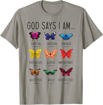 god says i am special Bible Verse Religious Christian T-Shirt