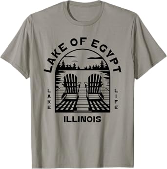 Lake of Egypt Illinois Outdoors Vintage T-Shirt