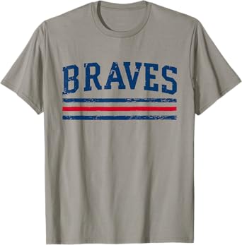 Vintage Retro Braves Name Classic 70s 80s T-Shirt