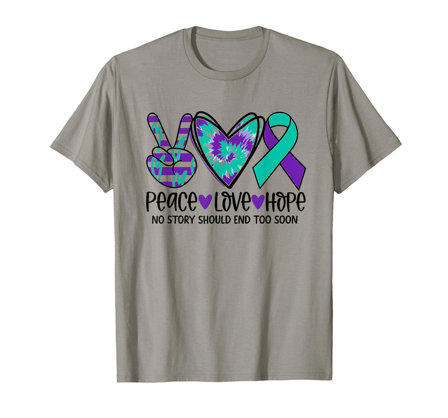 No story should end too soon Suicide Prevention Awareness T-Shirt
