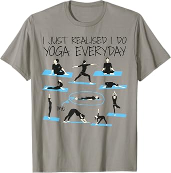 Funny Men women Yoga, Yoga Exercise Funny Meditation & Yoga T-Shirt