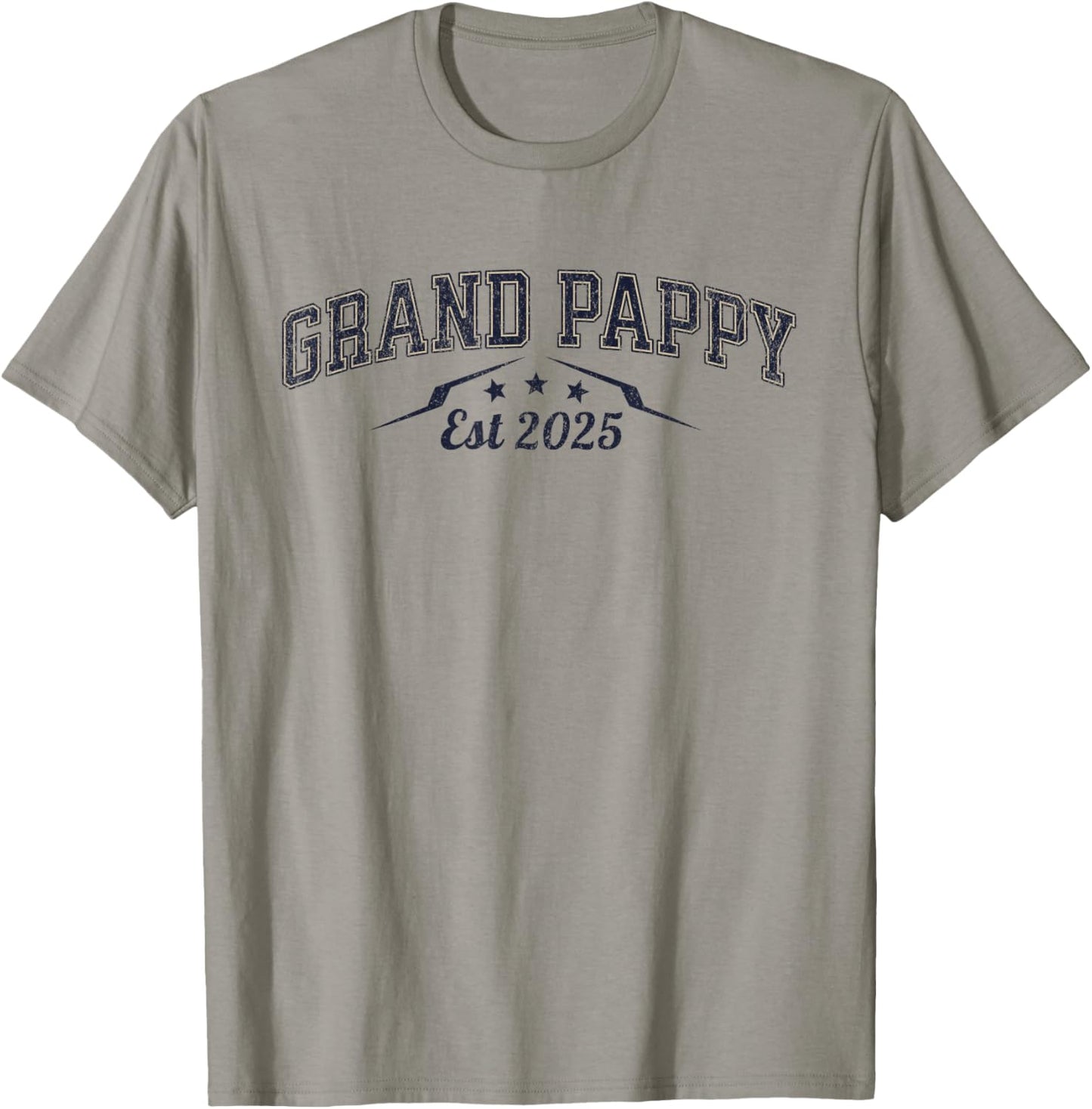 Proud New Grand Pappy Promoted to Grand Pappy Est 2025 T-Shirt