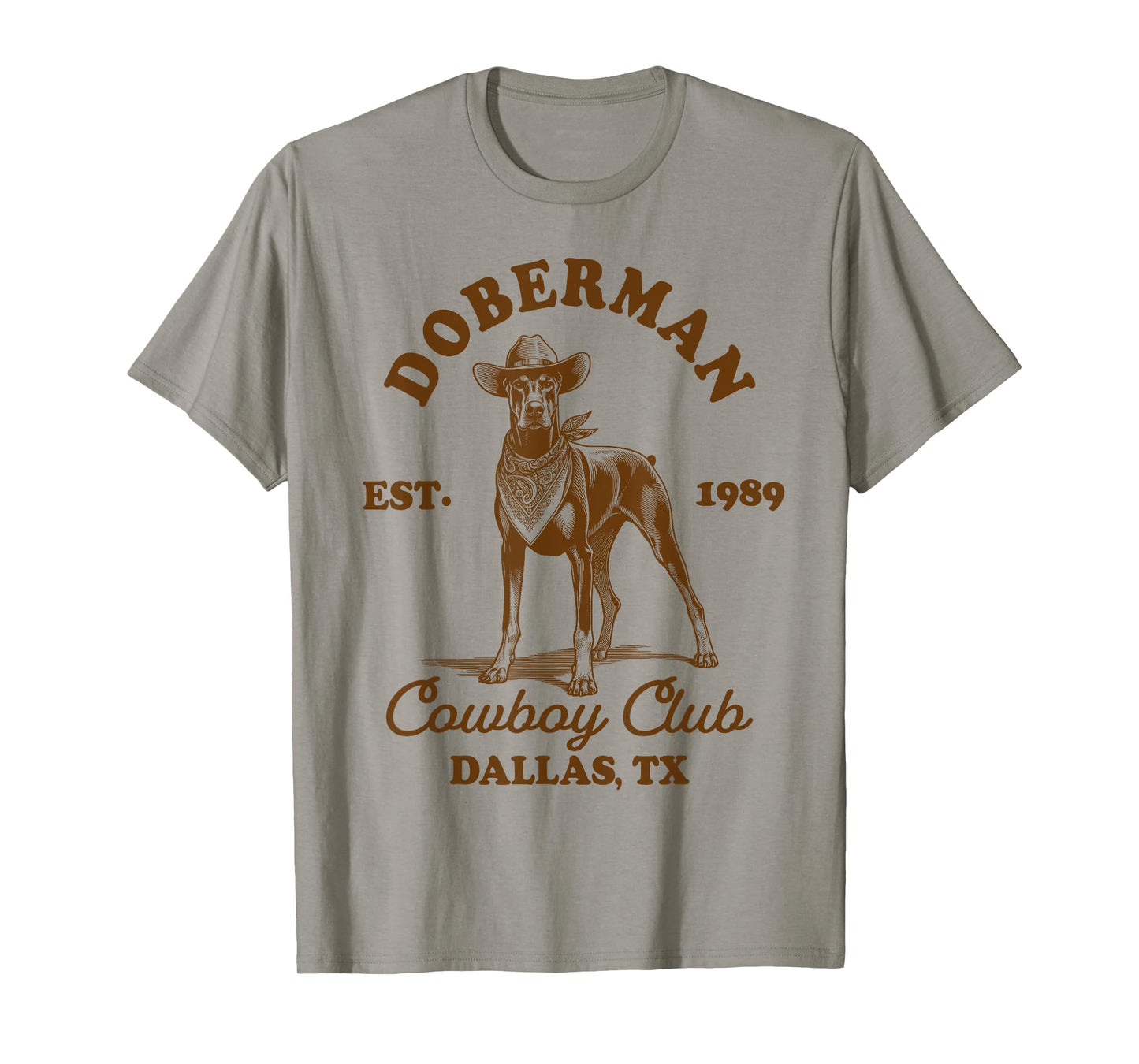 Doberman Lover Doberman Mom Western Doberman Cowboys Club T-Shirt
