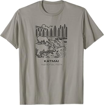 Vintage Katmai National Park Hike T-Shirt