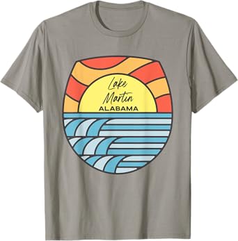 Lake Martin Alabama AL Sunset Souvenir T-Shirt