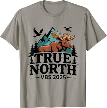 True North VBS 2025 Christian Trusting Jesus Wilderness T-Shirt