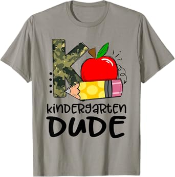 Kindergarten Dude Student Kindergarten Squad Back to School T-Shirt