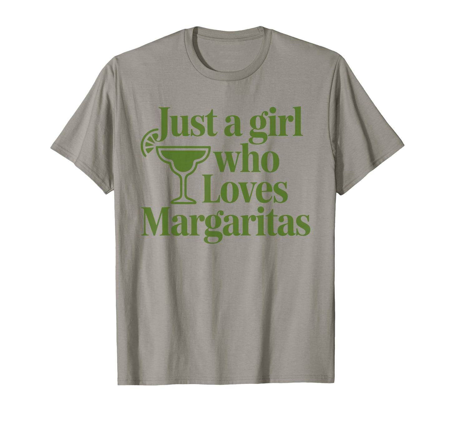 Just A Girl Who Loves Margaritas Funny Summer Vacation T-Shirt