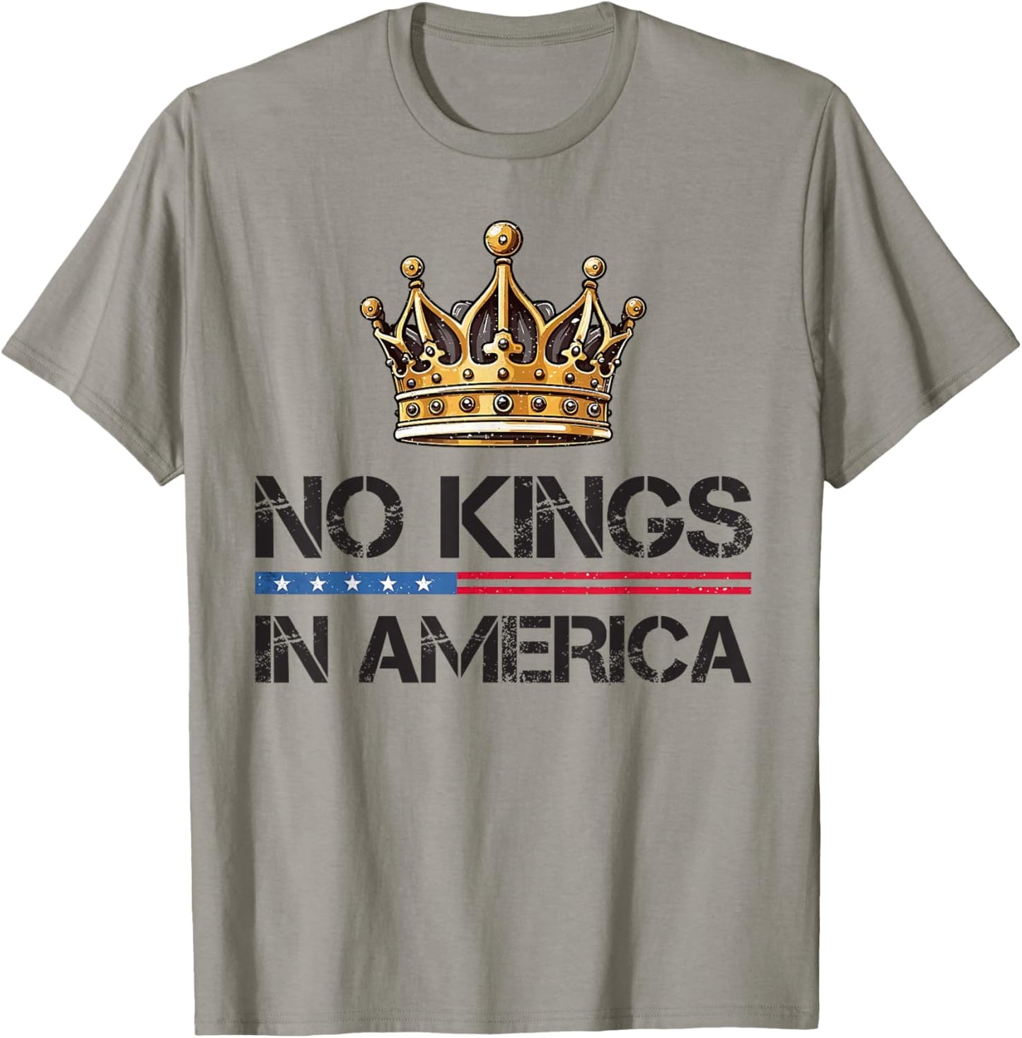 No Kings In America Resist Trump Protest Patriotic 4th July T-shirt