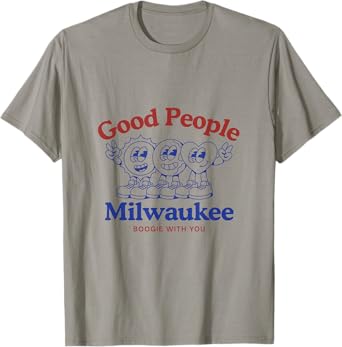 Milwaukee Good People Boogie Retro City Pride T-Shirt
