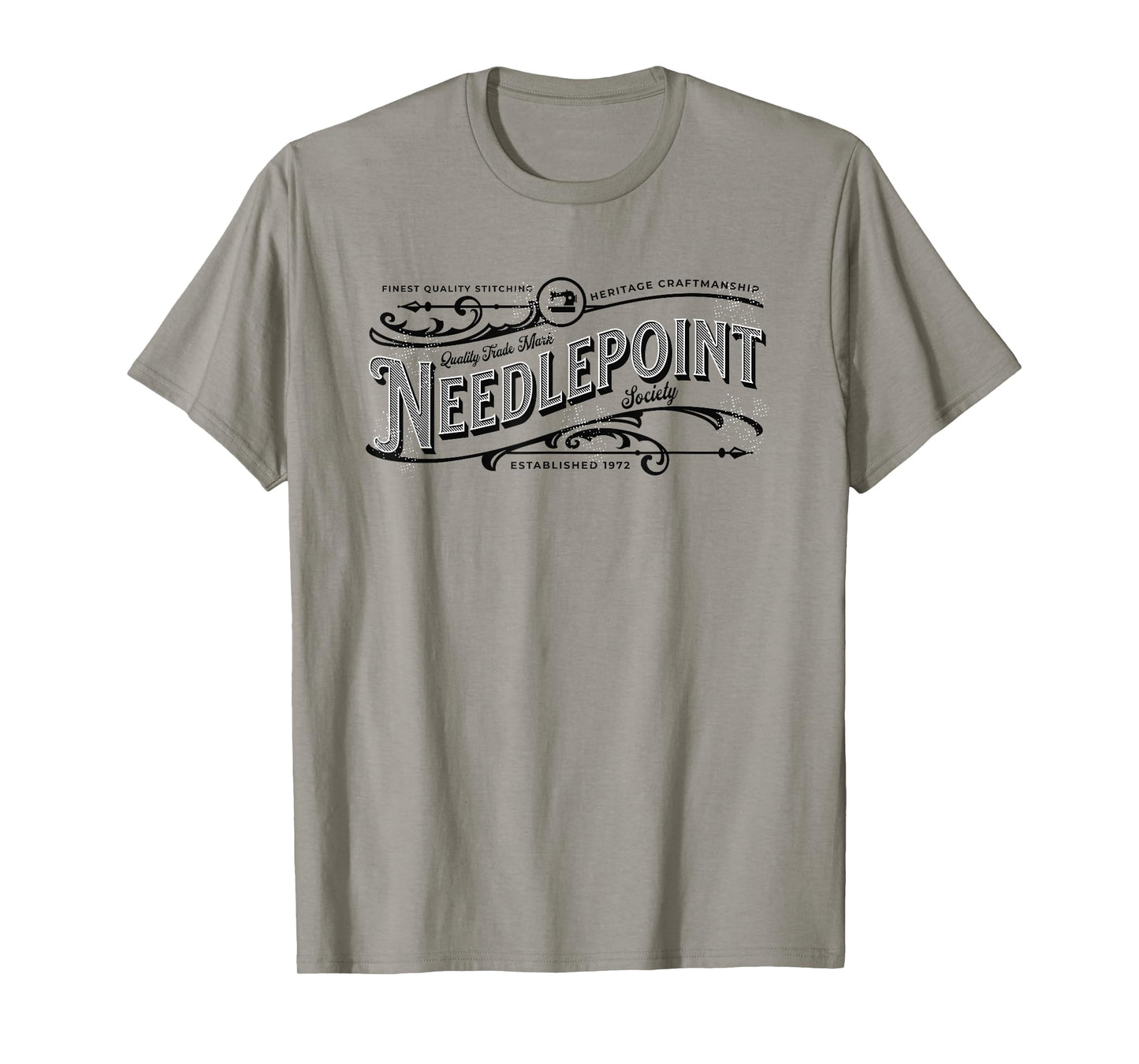 Needlepoint Vintage Style T-Shirt
