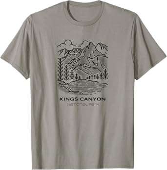 Vintage Kings Canyon National Park Hike T-Shirt