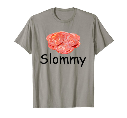 Slommy Salami Meme Gen Z Misspelled Weird Joke Funny Silly T-Shirt
