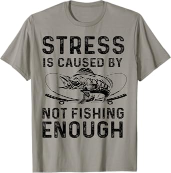 Funny Bass Fishing Lover Fisherman Father's Day Humor Quote T-Shirt