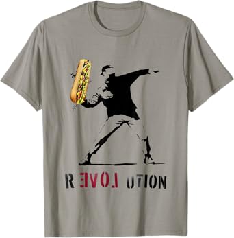 Throwing Sandwich Revolution Funny Humor Meme T-Shirt