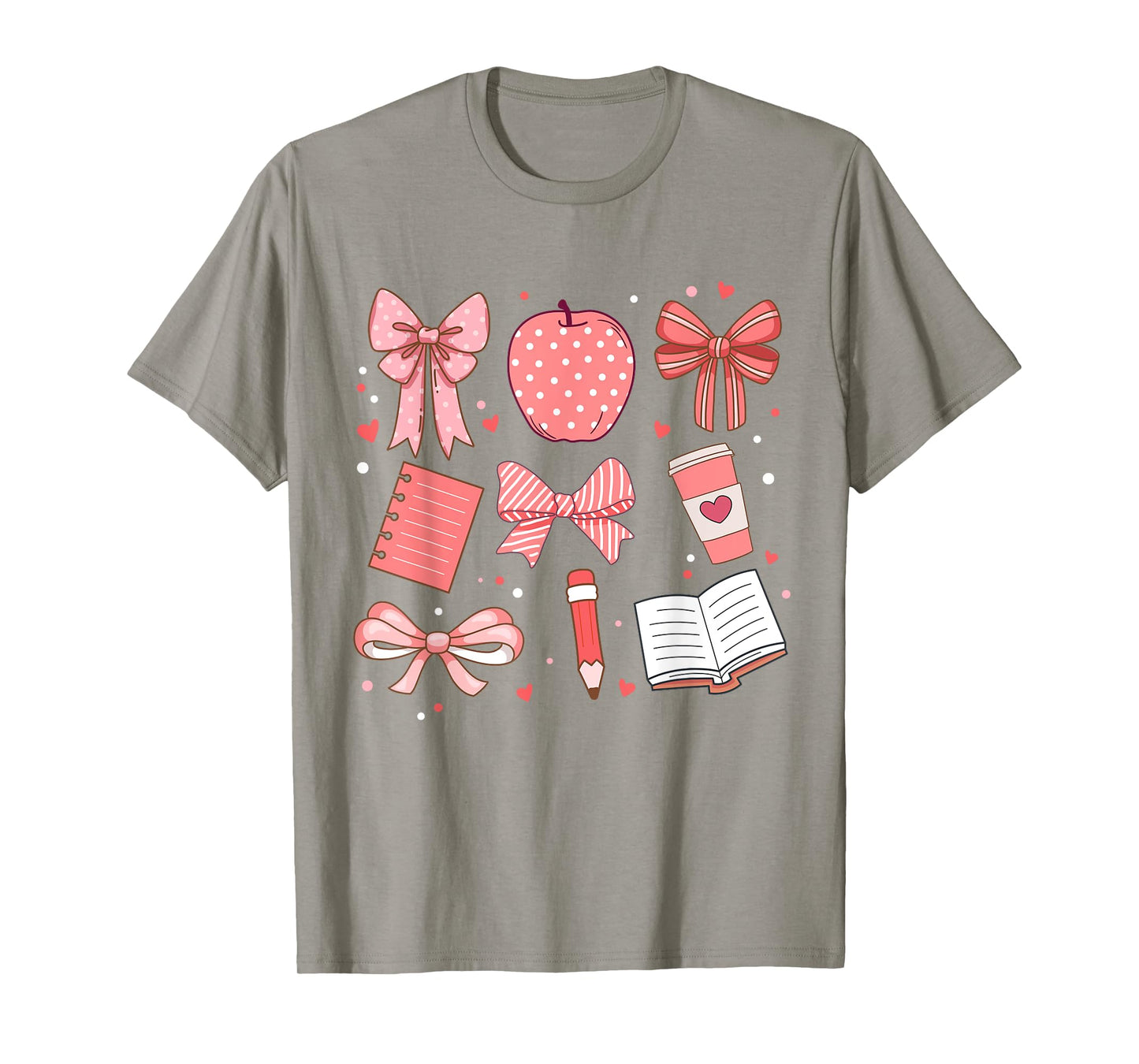 Happy Back To School 1st Day Toddler Girl Boho Coquette Bows T-Shirt
