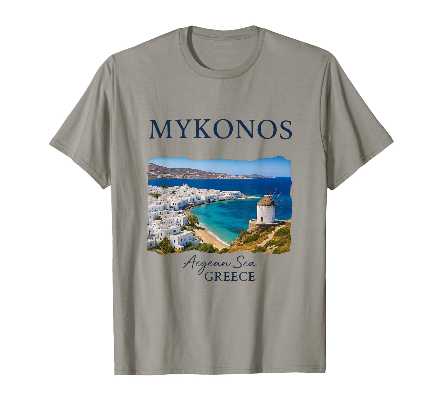 Greek Island Mykonos Vacation Travel Coastal Life T-Shirt