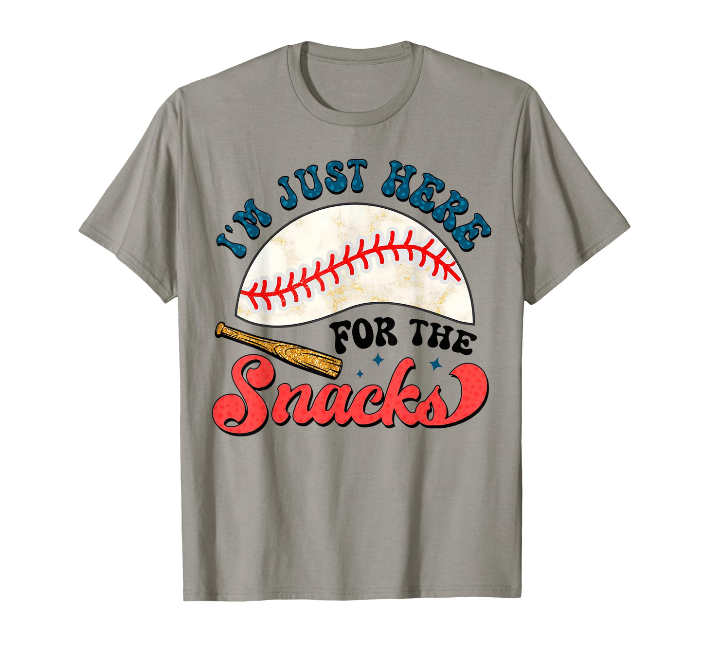 Baseball Brother I'm Just Here for the Snacks T-Shirt