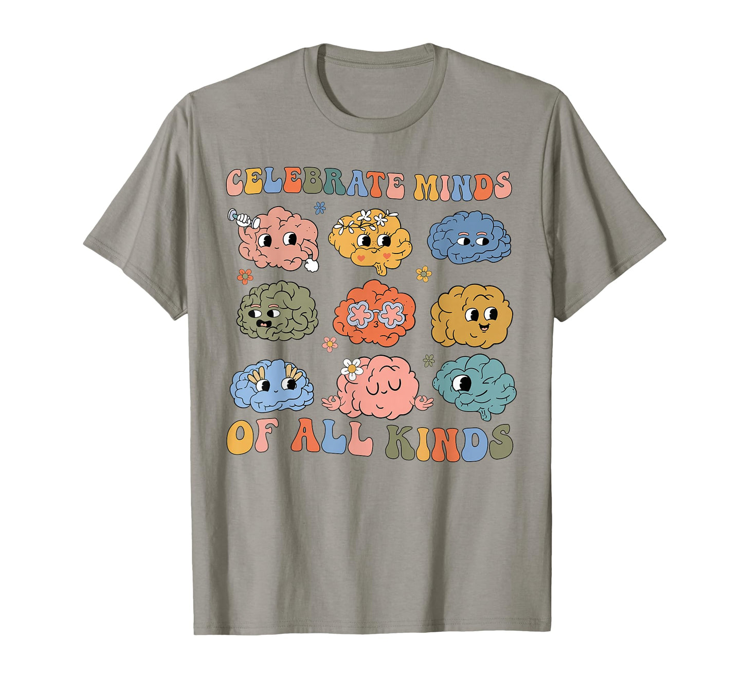 Celebrate Minds Of All Kinds Neurodiversity Autism Awareness T-Shirt