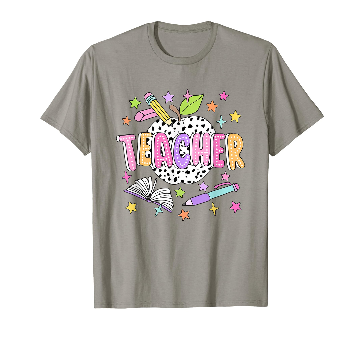 Dalmatian Apple Teacher Appreciation Back to School Women T-Shirt