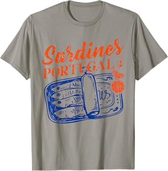 Retro Sardines Tinned Fish Graphic Shirt for Men and Women T-Shirt