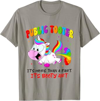 Public Tooter Funny Inappropriate Embarrassing T-Shirt