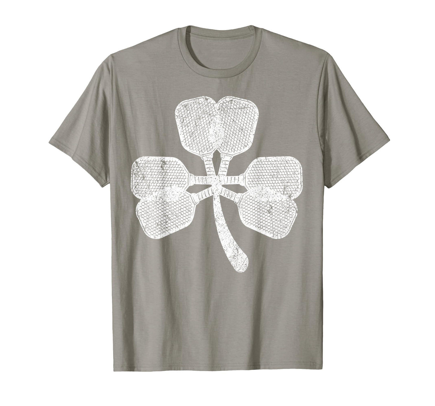 Funny Pickleball Sticks As Shamrock Clover St. Patrick's Day T-Shirt