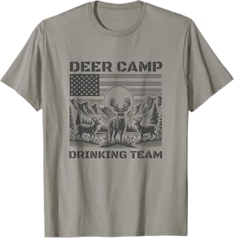 Deer Camp Drinking Team - Funny Hunting T-Shirt