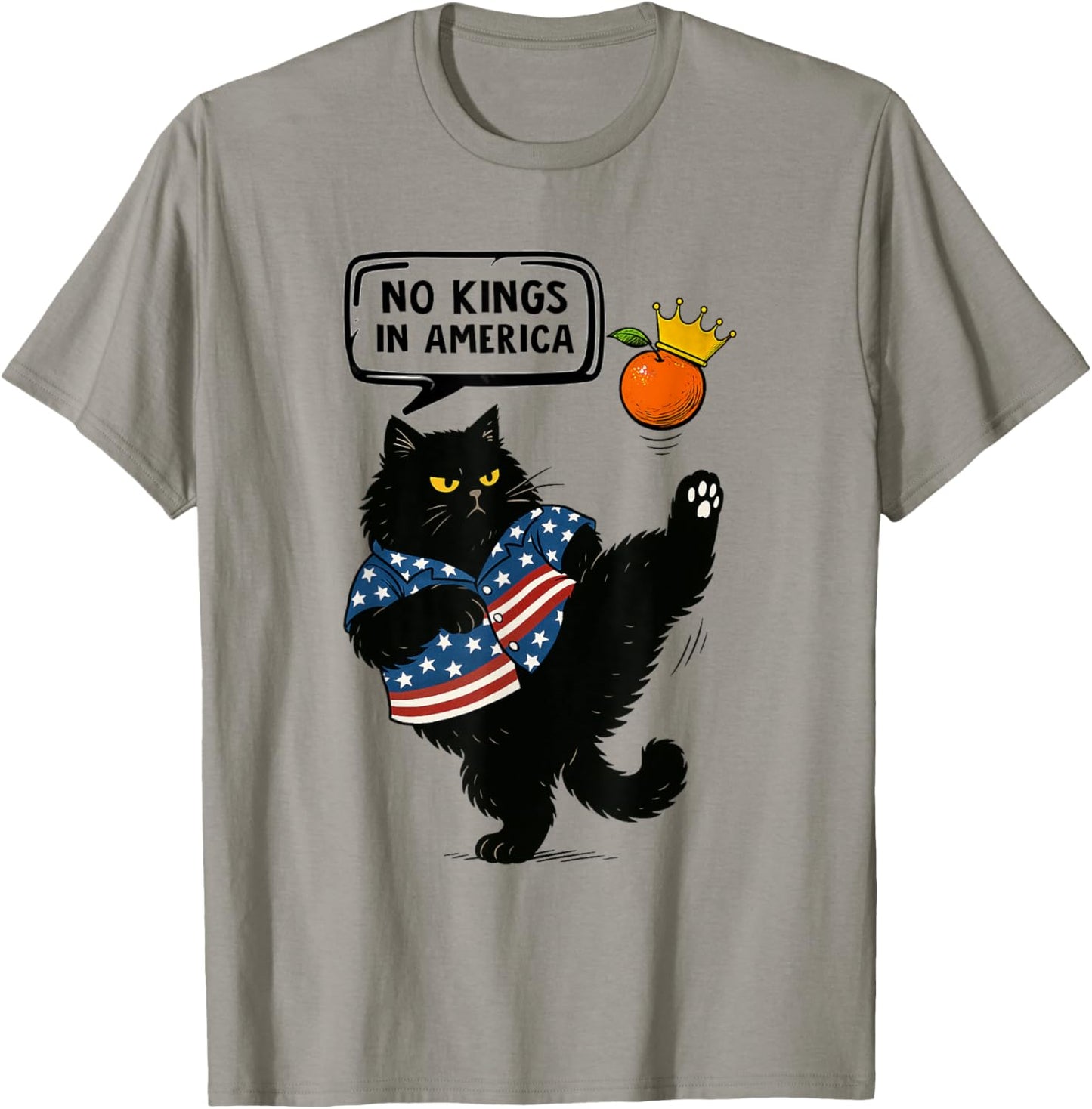 No King Lives Here No Kings in America Since 1776 T-Shirt