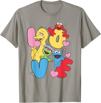 Sesame Street Character Love Valentine T-Shirt