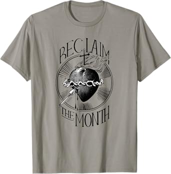 Funny Reclaim The Month Sacred of Heart of Jesus T-Shirt