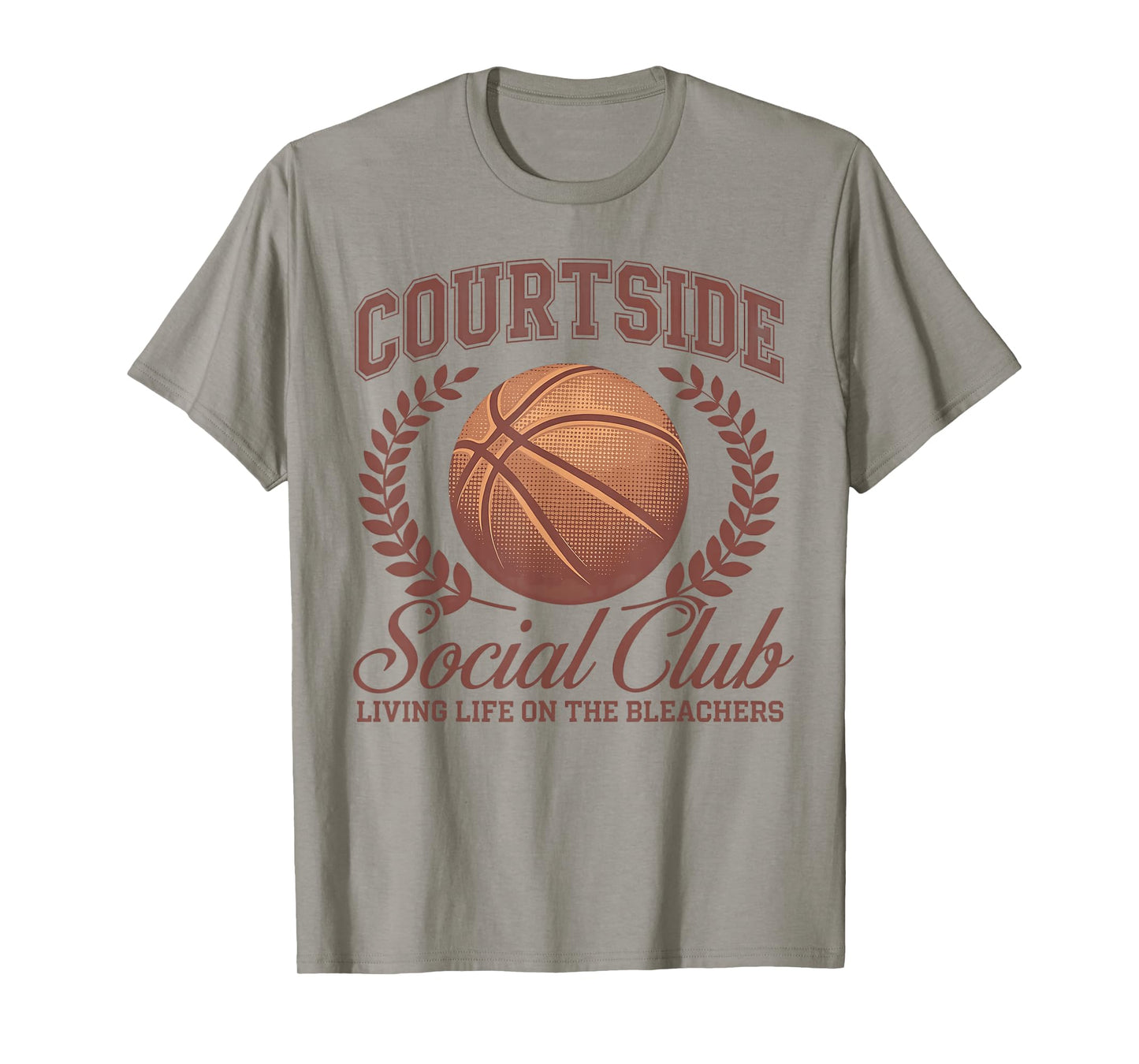 Basketball Mom Matching Courtside Social Club Women Girls T-Shirt