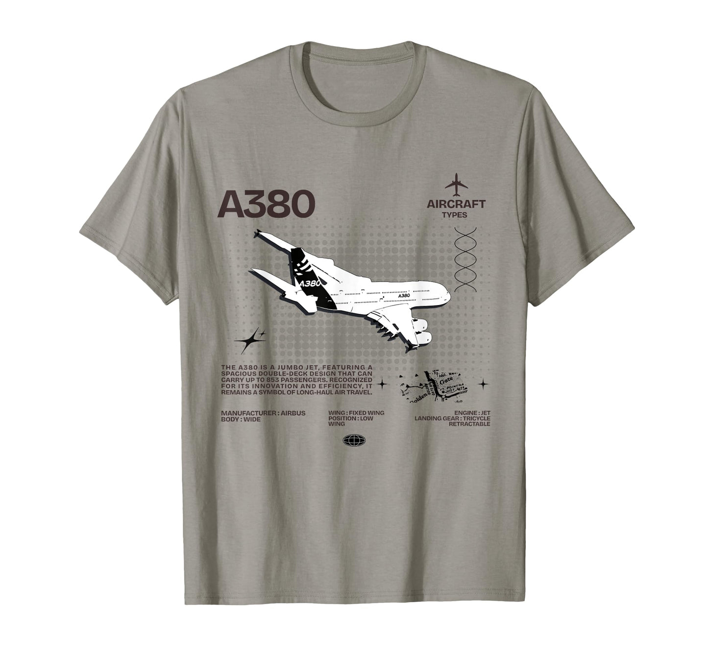 Airbus-A318 Aircraft Black Tee T-Shirt