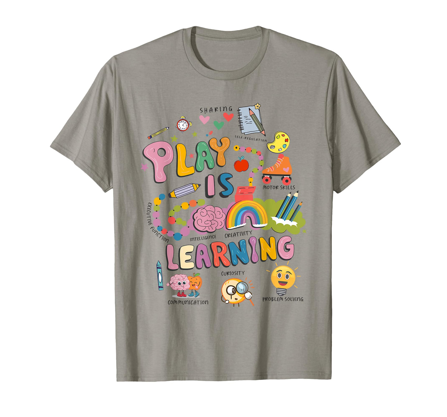 Retro Play Is Learning Kindergarten Teacher Team Women T-Shirt
