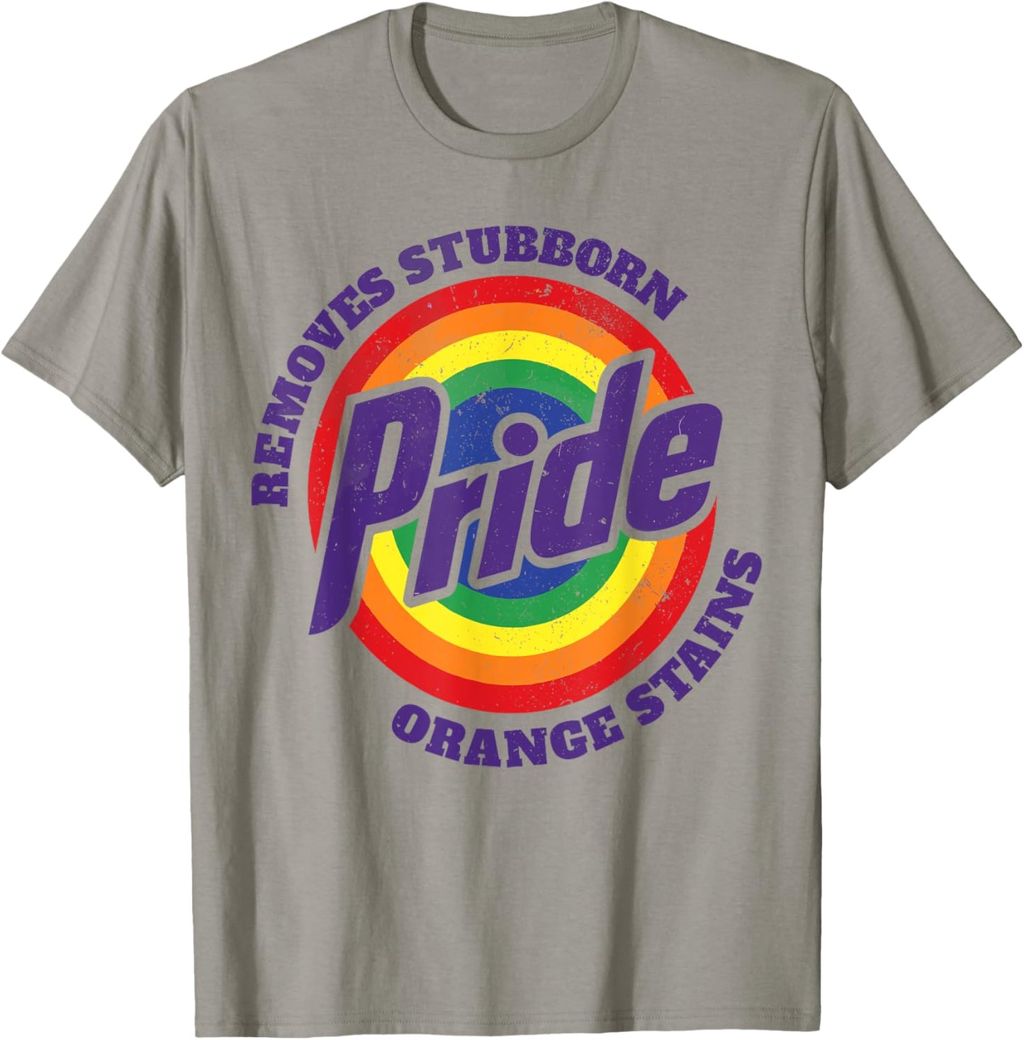 Pride Rainbow Graphic Tee Removes Stubborn Stains