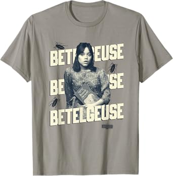 Beetlejuice Beetlejuice Astrid Holding Book Vintage T-Shirt